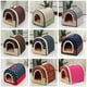 thumbnail image 2 of Pet Bed Dog House Kennel Soft Tent Indoor Enclosed Warm Plush Sleeping Nest Basket with Removable Cushion Travel Dog Accessory ShopWise Round, 2 of 21