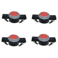 thumbnail image 2 of 4 Abrazaderas para Portaequipajes de Techo de Coche, Herrajes de Montaje Negros para Cajas de Techo de Autocaravana, Clips de Hebilla para Bolsas de E, 2 of 8