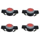 thumbnail image 2 of 4 abrazaderas para caja de techo de coche, accesorios de montaje sencillos, resistentes, color negro, para bolsa de equipaje y caja de techo de coche., 2 of 8