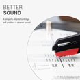 thumbnail image 4 of kwmobile Cartridge Alignment Protractor - Straight Ruler Tool for Record Player Turntable Vinyl Player Phono Needle, 4 of 5