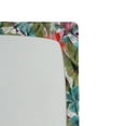 thumbnail image 3 of Ambesonne Spring Fitted Sheet, Abstract Watercolor Flora, King Size, Scarlet and Pale Blue Grey, 3 of 5