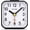 Black, variant on 3D Numbers No Tick-Tock Analog Alarm Clock with Classic Beep Sound, Snooze, Manual Light and Battery Powered Small for Travel (White-3D)