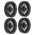 thumbnail image 2 of RC Tire, High-Quality Materials Strong And Durable Easy To Install And Disassemble Remote Control Car Metal Axle Tire Set, For RC Car WPL D12 Micro Truck Black,silver, 2 of 8