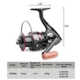 thumbnail image 2 of Autoez Heavy Duty Spinning Reel Saltwater Offshore Fishing Reel Max Drag 18lbs, 2 of 6
