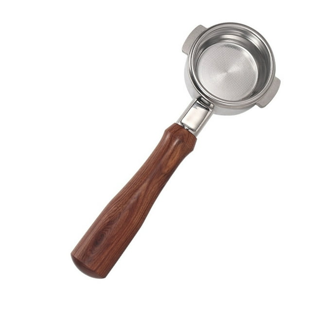 58MM Portafilter Wood Coffee Machine Bottomless Filter Holder