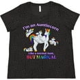 thumbnail image 3 of Inktastic I'm an Auntiecorn Like a Normal Aunt but Magical Women's Plus Size T-Shirt, 3 of 5