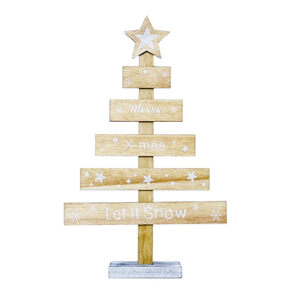 Christmas Decor Wood Table Christmas Tree Rustic Christmas Tree