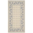 thumbnail image 2 of SAFAVIEH Courtyard Charles Floral Indoor/Outdoor Area Rug, 2'7" x 5', Ivory/Blue, 2 of 12