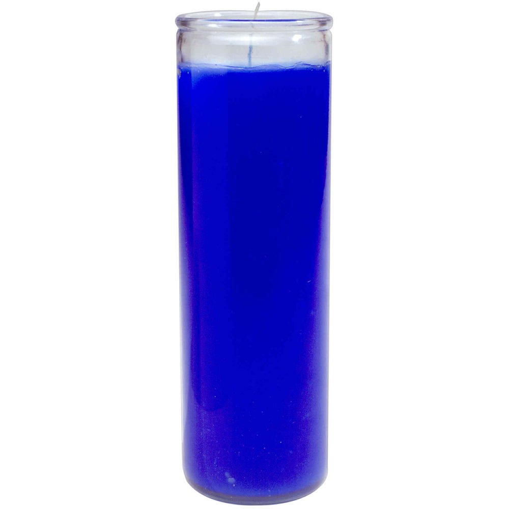 Sanctuary Solid Blue Wax Candle