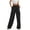 Black#2, variant on GaThRRgYP Wide Legged Jeans, Women's New Solid Color Casual Pocket Wide Leg Suit Pants