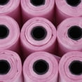 thumbnail image 2 of 20 rollos de bolsa para caca de perro, bolsas de basura para gatos, bolsas de recolección de residuos para mascotas, color rosa, 2 of 4