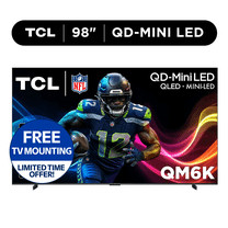 TCL 98" Class QM6K Series QD-Mini LED QLED 4K UHD HDR Smart Google TV (NEW 2025) - 144Hz, Dolby Atmos Onkyo Audio, Halo Control System - 98QM6K