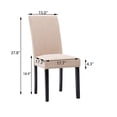 thumbnail image 6 of Longwin Dining Chair, Set of 2, Beige, 6 of 11