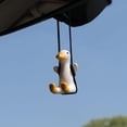 thumbnail image 4 of 2 piezas de espejos colgantes de pato oscilante súper lindos, accesorios interiores de coche, decoración colgante para espejo retrovisor de coche, 4 of 5