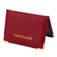 thumbnail image 1 of KAKOWELY Cards Pack 1pc Convenient PU leather Cards Pack Bank ID Protective Cover4.13"X2.95"X0.2", 1 of 5