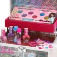 Barbie Townley Girl Train Case Cosmetic Makeup Set for Girls, Ages 3