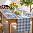 thumbnail image 6 of Placemats Set of 4, Buffalo Plaid Blue Check Place Mats Farmhouse Style Tablemats Washable Placemat Table Decoration for Kitchen Table Dinner Party Home Decor Indoor Outdoor 13x19 Inch, 6 of 9