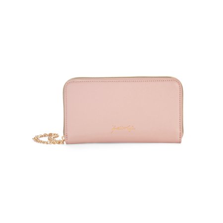 Kendall + Kylie for Walmart Blush Faux Saffiano Leather Large Wallet