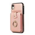 thumbnail image 6 of Wallet Case for iPhone XS Max, Kickstand Ring Holder Premium PU Leather Case with Crossbody Strap,Card Holder Slot Money Pocket 360°Rotation Metal Ring Grip Kickstand Cover,Rosegold, 6 of 8