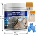 thumbnail image 3 of Waterproof Glue, Waterproof Paint, 10Oz, Wall Repair, Gutters, Pools, Exterior Paint, Paint BrushesforWalls, Protective Gloves, 2inFlat Brush, 3 Pc, 1 Set, 3 of 5