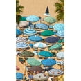 thumbnail image 2 of Linden, Sally 16x24 White Modern Wood Framed Museum Art Print Titled - Umbrellas II, 2 of 4