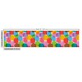 thumbnail image 2 of Abstract Fabric by the Yard, Grunge Creative Repetition of Vibrant Vivid Circular Motif, Upholstery Fabric for Dining Chairs Home Decor Accents, Multicolor by Ambesonne, 2 of 4