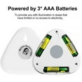 thumbnail image 4 of LED Night Light Automatic Wall Mount Dimmable Nightlight Bedroom Battery-Operated Lamp Home Lighting Kit, 4 of 10