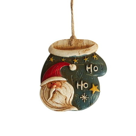 

Pianpianzi Acrylic Chandelier Beads Crystals for Windows Long Christmas Decorations Centerpiece Christmas Decorations Retro Resin Pendant Old Man Snowman Christmas Tree Small Gloves Charm