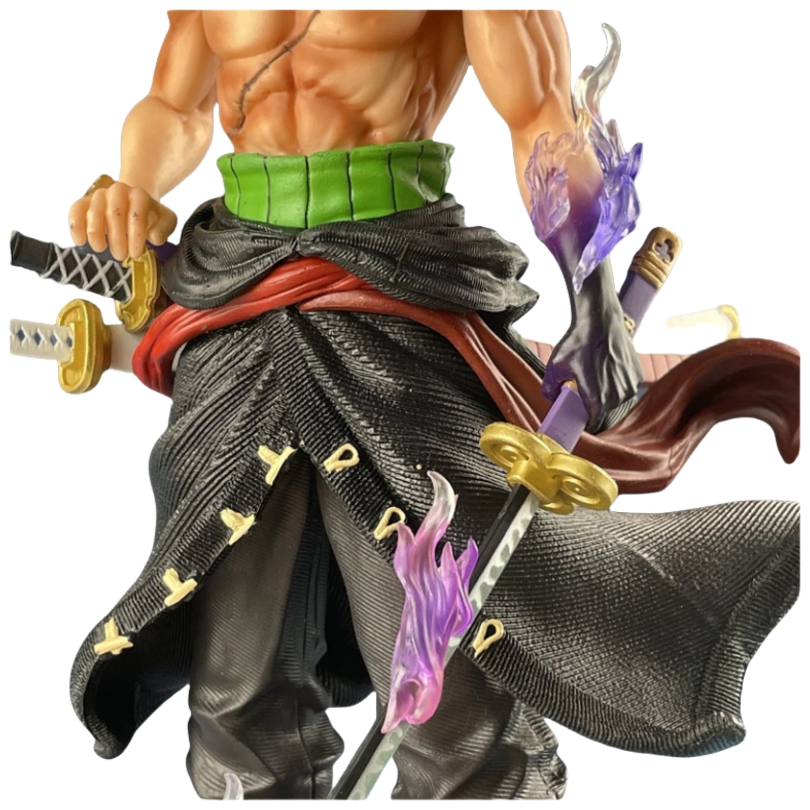 Dxuioz Anime Action PVC Figure Enma Roronoa Zoro Figure Character Model Ornaments Statue Collection Desktop Decoration Gift Creative