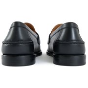 Polo Ralph Lauren Black Leather Penny Loafers With Polished Finish Black (Mens)