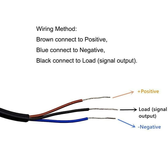 Beisidaer 4Pcs Njk-5002C Hall Effect Sensor Proximity Switch Npn No Detection Switch