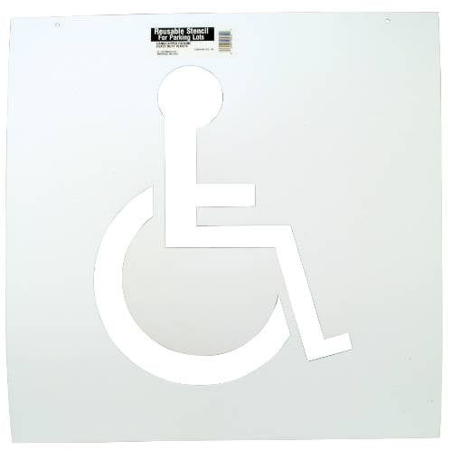 HANDICAP PARKING STENCIL per 2 Each - Walmart.com