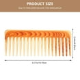 thumbnail image 4 of 2pcs Wide Tooth Plastic Comb for Thick Curly Wavy Hair Detangling, 4 of 8