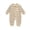 Beige, variant on larppty Baby Boy Clothes Striped Waffle Baby Boy Fall Outfits Long Sleeve Newborn Boy Romper Infant Winter Bodysuit Jumpsuit
