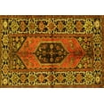 thumbnail image 1 of Ahgly Company Indoor Rectangle Persian Yellow Traditional Area Rugs, 8' x 12', 1 of 4