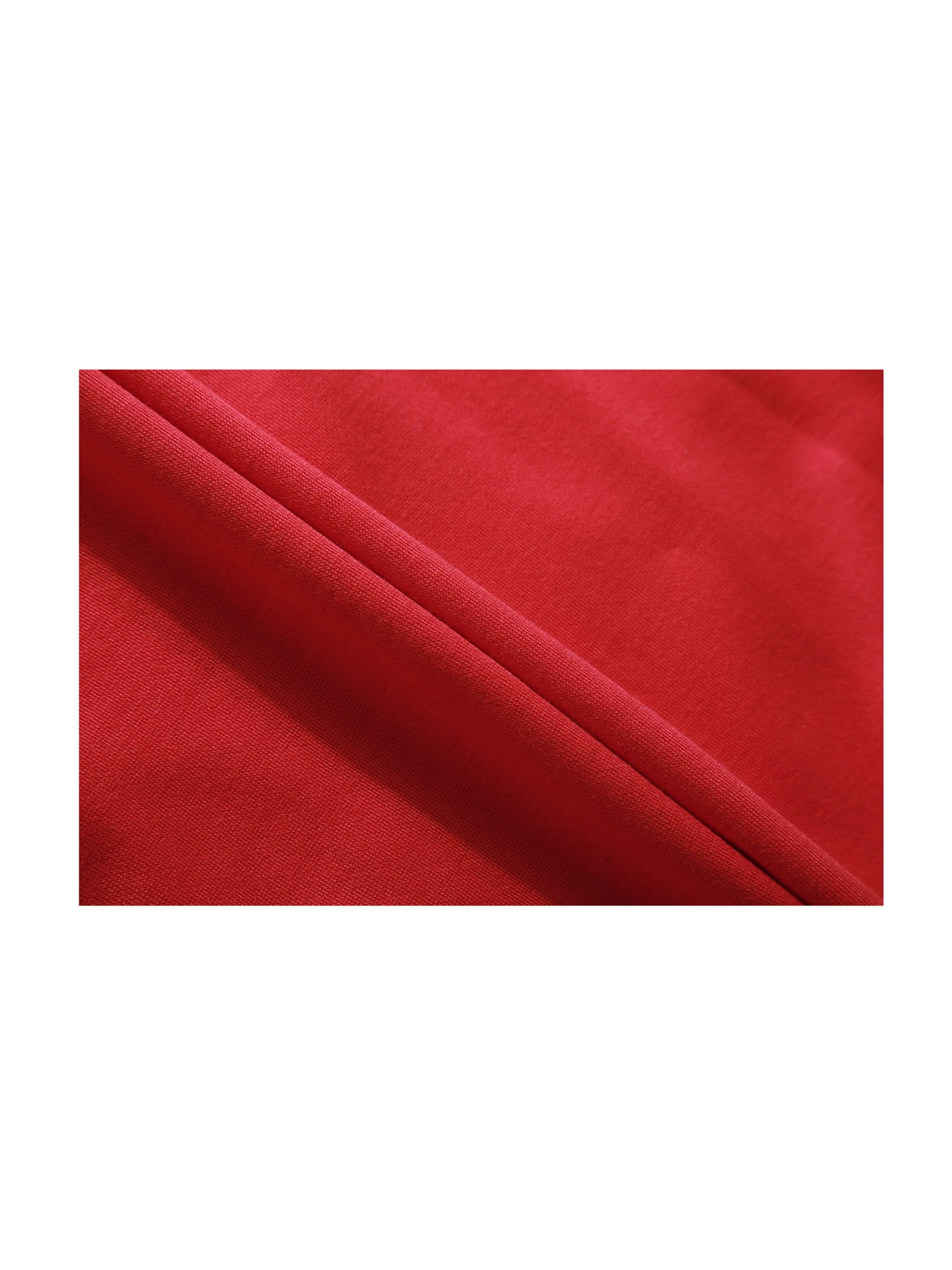 Unique Bargains Men's Sleeveless Zip Up Drawstring Hooded Vest 38 Red