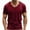 Wine, variant on Posijego Men's Workout T-Shirts Short Sleeve V Neck Basic Tees Breathable Running Gym Activewear Shirt for Men