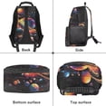 thumbnail image 6 of Uorisanigo 17 Inch Kids Backpack for Boys Girls 5-12, Breathable Galaxy Planet Print School Bag with Adjustable Padded Straps for Elementary Kindergarten Travel, 6 of 7