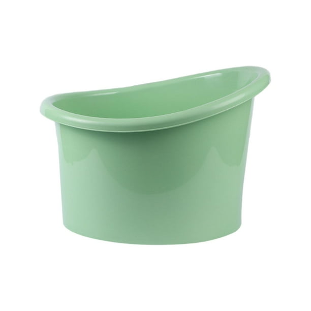 Cubo de baño infantil perfecl bañera de bebé soporte de respaldo alto verde