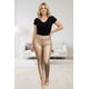 thumbnail image 1 of Pantalón skinny satinado Dorado mediana, 1 of 2