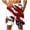 Wine, variant on Stamzod Men's American Flag Swim Trunks 4Th Of July Quick Dry Board Shorts with Mesh Lining Surf Bathing Suits Patriotic Mens Beach Shorts