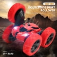 thumbnail image 3 of Coche De Control Remoto De Doble Cara, Juguetes Giratorios De 360 ​​Grados, Coches Con Faros, Juguetes Recargables, Regalos Para Niños Y Niñas Noticed EL018068-01, 3 of 5