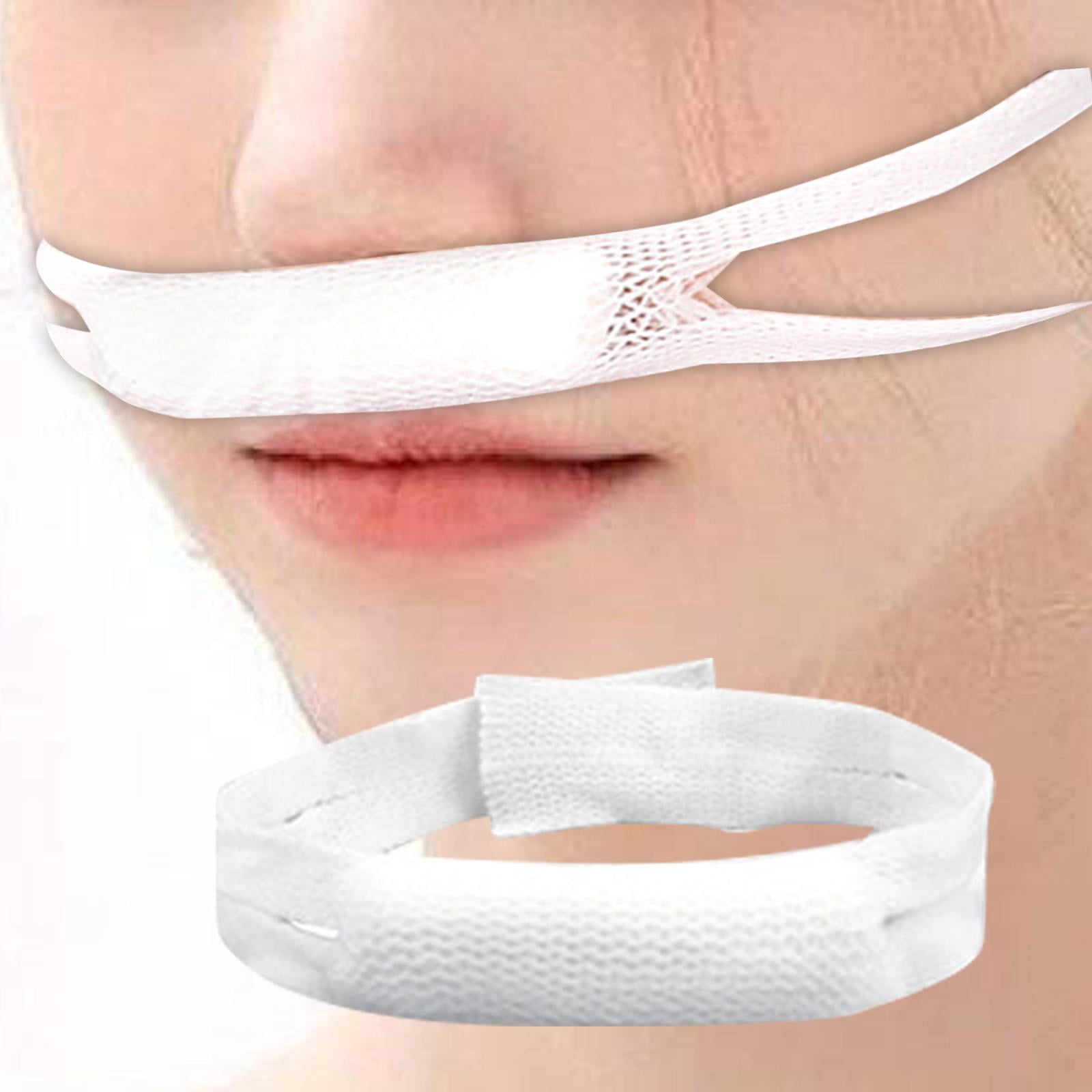 Bandes Nasales Magnetiques Lot De 5 Bandages Nasaux élastiques Pour Pansement Nasal à Haute Absorption - Fournitures De Récupération - Blanc Nasal Strips