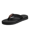 thumbnail image 4 of Miqool Flip Flops for Men with Arch Support, Non-Slip Sole, Comfortable Cushioned Walking Thong Sandals Summer Beach Slip on Slippers for Indoor & Outdoor, 4 of 9