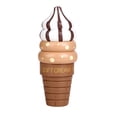 thumbnail image 1 of Partheme Novelty Toys 2 Counts Play House Toys Magnetic Chocolate Strawberry Ice cream Toy Gifts For Children Brown Multicolor, 1 of 3