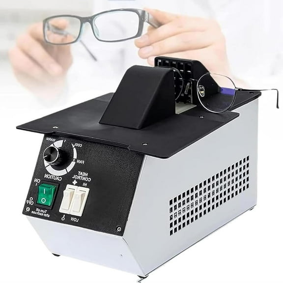 Optical Frame Heater, Spectacle Heating,1500W Optical Eyeglasses Frame Heating with Hot and Cold Switching, 80℃-130℃ Temperature Adjustable, for Heating and Adjusting The Eyeglass Frame
