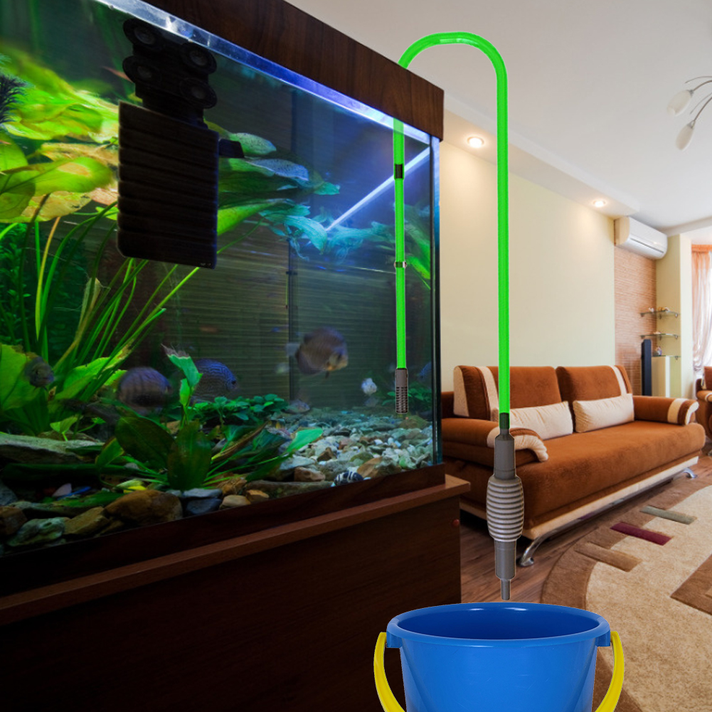 Aquarium Gravel Cleaner Aquarium Automatic Water Changer Vacuum Change