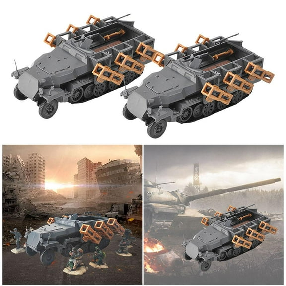 2/set German SdKfz 251 Tank Model Kit 1/72 Scale