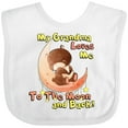 thumbnail image 3 of Inktastic My Grandma Loves Me to the Moon and Back Boys or Girls Baby Bib, 3 of 4
