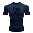 thumbnail image 1 of Camiseta de compresión para hombre, camiseta negra de manga larga, protector solar para Fitness, camiseta larga informal transpirable de secado rápido de segunda piel 4XL, 1 of 5